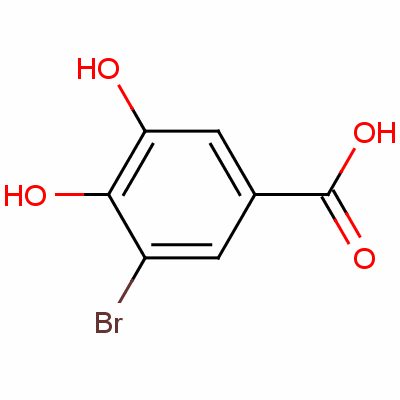 3-溴-4,5-二羟基苯甲酸结构式_61203-46-1结构式