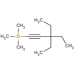 3,3-二乙基-1-三甲基甲硅烷基-1-丙炔结构式_61227-90-5结构式