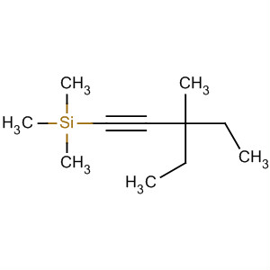 3-乙基-3-甲基-1-三甲基甲硅烷基-1-丙炔结构式_61228-00-0结构式