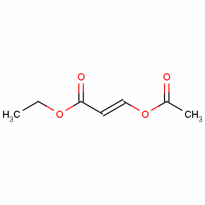 3-乙酰氧基丙烯酸乙酯结构式_61381-00-8结构式