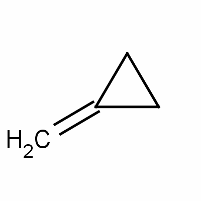 亚甲基环丙烷结构式_6142-73-0结构式