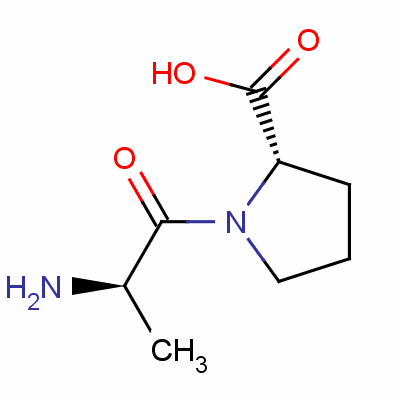 H-d-ala-pro-oh结构式_61430-12-4结构式