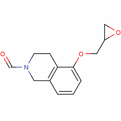 3,4-二氢-5-(环氧乙烷甲氧基)-1H-异喹啉-2-甲醛结构式_61563-02-8结构式