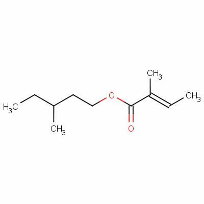 3-甲基戊基 2-甲基巴豆酸酯结构式_61692-81-7结构式