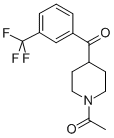 1-乙酰基-4-(3-三氟甲基苯甲酰基)-哌啶结构式_61714-98-5结构式