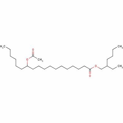 2-乙基-12-(乙酰氧基)十八酸己酯结构式_61800-40-6结构式