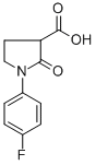 1-(4-氟-苯基)-2-氧代-吡咯烷-3-羧酸结构式_618070-30-7结构式