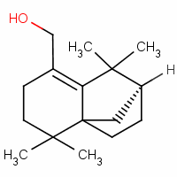 (2S)-1,3,4,5,6,7-六氢-1,1,5,5-四甲基-2H-2,4a-甲烷萘-8-甲醇结构式_61826-53-7结构式