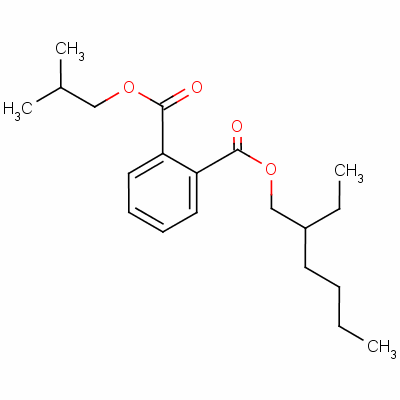 2-乙基己基 2-甲基邻苯二甲酸丙酯结构式_61827-64-3结构式