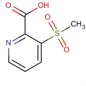 3-(甲基磺酰基)-2-吡啶羧酸结构式_61830-06-6结构式