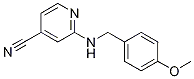 2-(4-甲氧基苄基氨基)吡啶-4-甲腈结构式_618446-32-5结构式