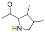 (9CI)-1-(3,4-二甲基-2-吡咯烷)-乙酮结构式_61891-75-6结构式