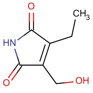 (9CI)-3-乙基-4-(羟基甲基)-1H-吡咯-2,5-二酮结构式_61892-72-6结构式