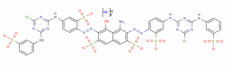 活性绿19结构式_61931-49-5结构式