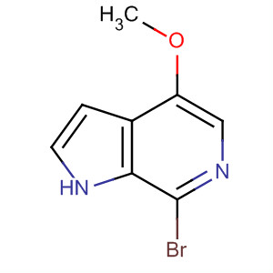 7-溴-4-甲氧基-1H-吡咯并[2,3-c]吡啶结构式_619331-35-0结构式