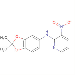 N-(2,2-二甲基-1,3-苯并二氧代l-5-基)-3-硝基-2-吡啶胺结构式_61963-89-1结构式