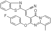 alpha-[[2-(4-氟苯氧基)-9-甲基-4-氧代-4H-吡啶并[1,2-a]嘧啶-3-基]亚甲基]-2-苯并噻唑乙腈结构式_620113-73-7结构式