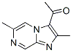 (9ci)-1-(2,6-二甲基咪唑并[1,2-a]吡嗪-3-基)-乙酮结构式_620604-03-7结构式