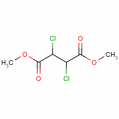 2,3-二氯琥珀酸二甲酯结构式_62173-55-1结构式