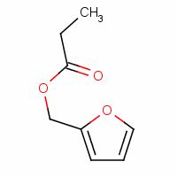 丙酸2-呋喃甲酯结构式_623-19-8结构式