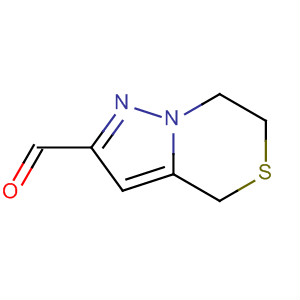 6,7-二氢-4H-吡唑并[5,1-c][1,4]噻嗪-2-甲醛结构式_623564-62-5结构式