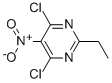 4,6-二氯-2-乙基-5-硝基嘧啶结构式_6237-95-2结构式
