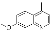 7-甲氧基-4-甲基喹啉结构式_6238-12-6结构式