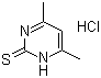 4,6-二甲基-1H-嘧啶-2-硫酮盐酸盐结构式_62501-45-5结构式