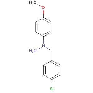 1-[(4-氯苯基)甲基]-1-(4-甲氧基苯基)-肼结构式_62646-04-2结构式