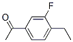 (9ci)-1-(4-乙基-3-氟苯基)-乙酮结构式_627463-20-1结构式