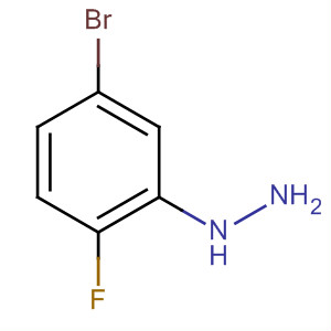 (5-溴-2-氟-苯基)-肼结构式_627871-08-3结构式