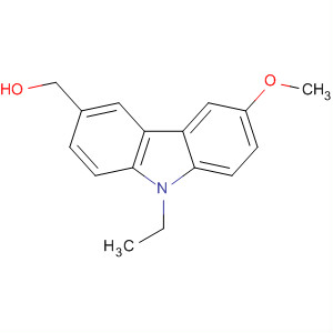 9-乙基-3-羟基甲基-6-甲氧基咔唑结构式_628294-75-7结构式
