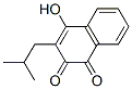 4-羟基-3-(2-甲基丙基)萘-1,2-二酮结构式_62830-53-9结构式