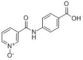 3-[(4-羧基苯基)氨基甲酰]吡啶 1-氧化物结构式_62833-97-0结构式