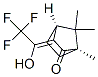 (1R,4α)-1,7,7-三甲基-3-(1-羟基-2,2,2-三氟亚乙基)双环[2.2.1]-2-庚酮结构式_62859-26-1结构式