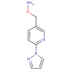 O-((6-(1H-吡唑-1-基)吡啶-3-基)甲基)羟胺结构式_628703-61-7结构式