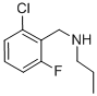 N-(n-丙基)-2-氯-6-氟苄胺结构式_62924-65-6结构式