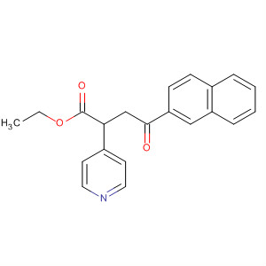 4-萘-2-基-4-氧代-3-吡啶-4-基-丁酸乙酯结构式_629623-76-3结构式