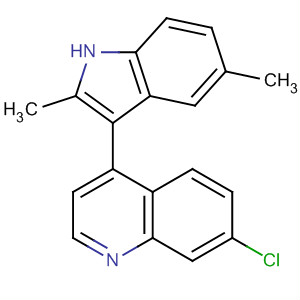 7-氯-4-(2,5-二甲基-1H-吲哚-3-基)喹啉结构式_629643-50-1结构式