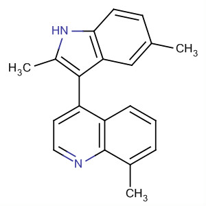 8-甲基-4-(2,5-二甲基-1H-吲哚-3-基)喹啉结构式_629643-69-2结构式