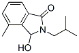 (9ci)-2,3-二氢-3-羟基-4-甲基-2-(2-甲基丙基)-1H-异吲哚-1-酮结构式_630114-12-4结构式
