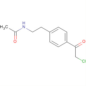 N-[2-[4-(2-氯乙酰基)苯基]乙基]乙酰胺结构式_63077-41-8结构式