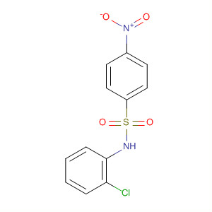 N-(2-氯苯基)-4-硝基苯磺酰胺结构式_63132-66-1结构式