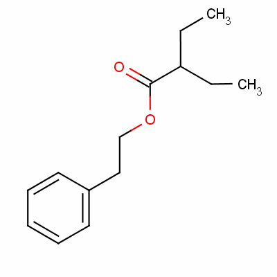 2-乙基丁酸 2-苯乙酯结构式_6315-04-4结构式