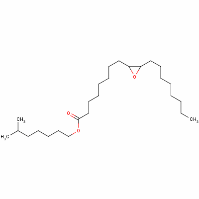 3-辛基环氧乙烷-2-辛酸异辛酯结构式_63181-89-5结构式