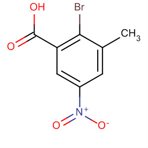 2-溴-3-甲基-5-硝基苯甲酸结构式_631911-95-0结构式