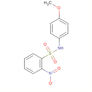 N-(4-甲氧基苯基)-2-硝基苯磺酰胺结构式_63228-64-8结构式