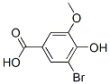3-溴-4-羟基-5-甲氧基苯甲酸结构式_6324-52-3结构式