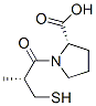 1-[(2R)-2-甲基-3-疏基丙酰基]脯氨酸结构式_63250-36-2结构式