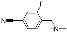 (9ci)-3-氟-4-[(甲基氨基)甲基]-苯甲腈结构式_633698-43-8结构式